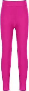 [Raenseen] Unisex Kids High Waist Swimming Leggings Compression Pants Quick Dry Swim Tights Swimsuit