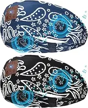 Sleeping Headphones, Bluetooth 5.4 Headband Headphones, Wireless Headband for Yoga, Running, Workout, Travel, Sports, Unique Presents for Adult Teens - Black&Blue