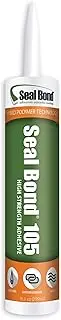 Seal Bond 105 Black - Marine/Industrial Adhesive Sealant Glue - 10.3 oz Cartridge