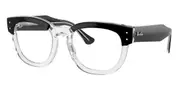 Ray-Ban RX0298VF Mega Hawkeye Asian Fit 2034 Men's Glasses Clear Size 50 - Private Health Rebate - Blue Light Block Available
