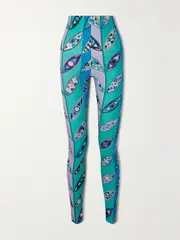 [PUCCI] PUCCI - Printed Stretch Leggings - Blue - x small x small Blue