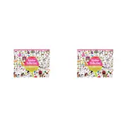 2x Melissa & Doug Sticker Collection Pink Kids/Childrens Interactive Toy 3+