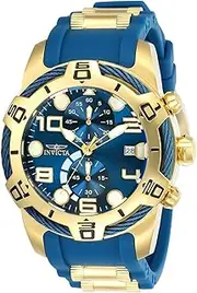 [Invicta] Men's 24217 Bolt Analog Display Quartz Two Tone Watch, Gold, Quartz Watch