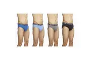 12 X Pairs Bonds Mens Hipster Briefs - Blue Grey Black Pks