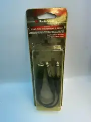 Radio Shack 7" 42-2156 Shielded Microphone Y-cable Splitter 1/4" Jack NEW NOS