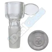 Lab Glass Teacup Handle Daisy Screen Paddle Hand Blown Bowl Gog 14mm 18mm