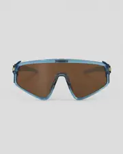 [Oakley] Oakley Men's Latch Panel Sunglasses in Transparent Stonewash/Prizm Tungsten One Size Transparent Stonewash/Prizm Tungsten