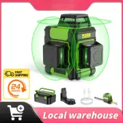 12 Lines Laser Level with Retractable Ruler 3D Cross Line Laser Self-leveling