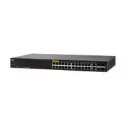 CISCO (SF350-24P-K9-AU) CISCO SF350-24P 24-PORT 10/100 POE MANAGED SWITCH