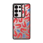 Galaxy S25 Ultra Impact Ring Stand Case SHRIMPS by Daria Solak Illustrations