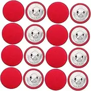 STOBOK 20pcs Covered Round Buttons Decorative Replacement Buttons for Jackets Coats Sweaters and Crafts for Various Occasions