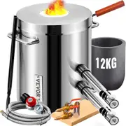 VEVOR 12KG Propane Smelting Furnace Kit Melting Furnace Double Burners 2700