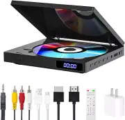 SHIWAKOTO Small DVD Player for TV, HDMI Video Player with Speaker, All Region DV