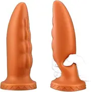 Soft Silicone Anal Plug Anal Dildo Animal Penis Huge Anus Dilator Dragon Dildo Butt Plug Masturbator Sex Toys for Women Men(Schwarz-S)