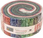 Holiday Splendor Pinwheel 40 2.5-inch Strips Jelly Roll Patrick Lose Fabrics