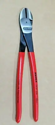 Knipex Ultra High Leverage 10" Diagonal Cutting Pliers, Made in Germany #7401250