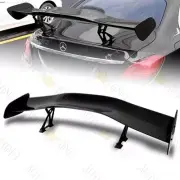 57" UNIVERSAL PAINTED BLACK DRAGON-1 STYLE ABS GT TRUNK ADJUSTABLE SPOILER WING