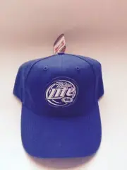 Men The Miller Lite Beer Snapback Baseball Cap Hat NWT : 29.99 ( Blue )