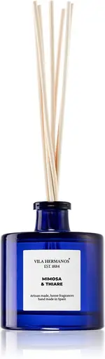 Vila Hermanos Apothecary Cobalt Blue Mimosa & Thiare Aroma Diffuser 100ml