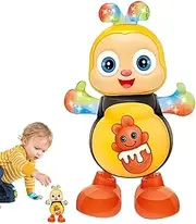 Musical Dancing Bee, Electric Bee Toys, Electronic Bee Preschool Learning Toy, Cartoon Bee Interactive Toys with Lights & Music, Goodie Bag Stuffers