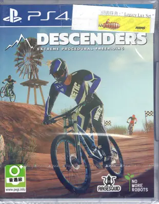 PS4遊戲 下坡 競速王者 Descenders 中文版【板橋魔力】