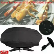 Portable BBQ Stove Grill Cover Waterproof UV Resistant For Weber Q100 Q1000 NEW