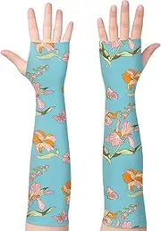 [MA COWCF] Gardening Sleeves Advanced Sun Protection Breathable Arm Sleeves Secure Fit Thumb Holes Thorn-Proof for Men Women
