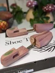 ⭐ Woodlore Cedar Shoe Trees Made in The USA Size Men's Large 10.5, 11, 11.5 ⭐