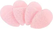 Facial Cleansing Gloves 4 Pcs Gentle Face Scrubbers High Absorbency Sponges Soft Comfortable Makeup Remover for Sensitive