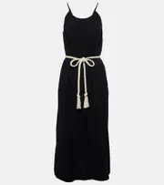 [Velvet] Velvet Lorelei cotton maxi dress AU 16 black