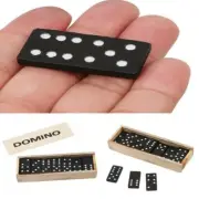 28*KIDS WOODEN BOX DOMINOES SET TOY TRADITIONAL CHILDREN K FUN KIDS H5P3 B3L9