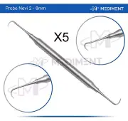 X5 Probe NEVI-2 Posterior Periodontal Dental Calculus Remover Instrument 8mm