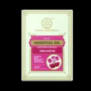 Khadi Natural Herbal Geranium Essential Oil 15 ml Ayurvedic Skin Face Body Care