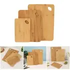 Bamboos Cutting Boards Fruit Vegetable Chopping Board with Holes for Kitchen Use