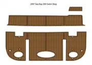 1997 Sea Ray 500 Swim Platform Pad Boat EVA Foam Faux Teak Deck Floor Mat