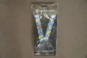 Pokemon Center Lanyard Pins Alola & Galar First Partners w/ Pikachu & Eevee NEW