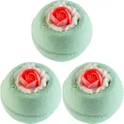 3PK Bomb Cosmetics Bath Blaster Bathtub Fizzer/Bathbomb Soap Vintage Rosehip