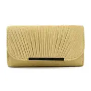 Evening Bag Clutch Purses Sparkling Party Handbag for Women Wedding Glod a
