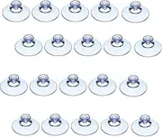 Clear Suction Cups Mushroom Head Plastic Sucker Pads Kitchen Window Suckers 20 Pack
