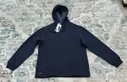 NWT Buffalo David Bitton Men’s Blue 1/4 Zip Pullover Hoodie Size Large