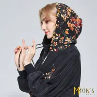在飛比找momo購物網優惠-【MON’S】歐洲花園刺繡蠶絲印花外套