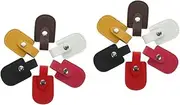 Operitacx 12 Pcs Dead Skin Shears Protective Case Nail Clipper Covers Protective Nail Tool Sleeves Colored Protectors Scissors Cover Scissors Bag Dead Skin Scissors Accessories Pu