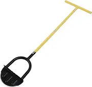 Garden Weasel Edger Manual Half Moon Lawn Edger with T Handle for Gardening Farming