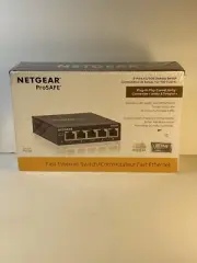 Netgear ProSAFE 5 Port 10 100 Desktop Switch Faster Ethernet Switch
