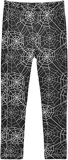 [Joisal] Hand Draw Cactus and Flowers Pants for Girls, Ideal for Jazz Leggings for Girls Dance, Kids Leggings