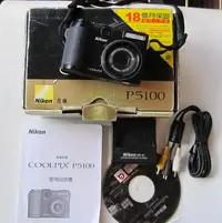 在飛比找Yahoo!奇摩拍賣優惠-盒裝全配 NIKON COOLPIX P5100 類單眼相機