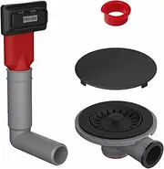 [FRANKE] 112.0658.444 Drain Set Color Line matt-112.0658, Black matt