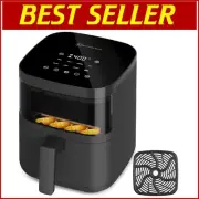 8-in-1 Air Fryer with Touch Control & View Window - Healthier Cooking Made Easy