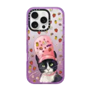 iPhone 16 Pro Impact Case MagSafe Compatible Croc Hat Cat