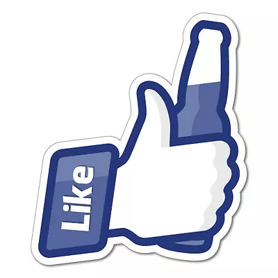 Like Beer Sticker Aussie Car Flag 4x4 Funny Ute #5364EN